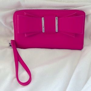 Betsey Johnson wristlet PINK